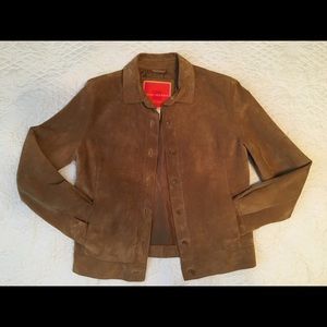 Isaac Mizrahi suede jacket